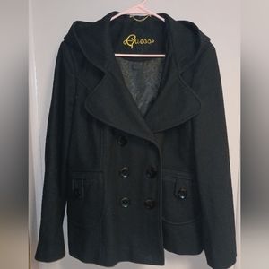 Pea coat by Guess XL black